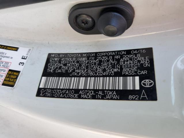 2016 TOYOTA SCION TC - JTKJF5C78GJ024973