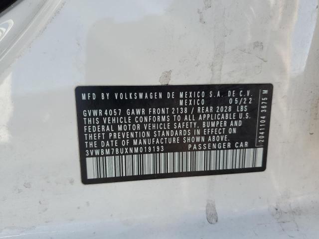 2022 VOLKSWAGEN JETTA SPOR #3301638643