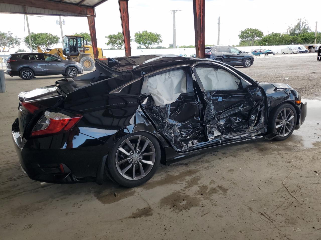 Lot #3301827347 2021 HONDA CIVIC EX