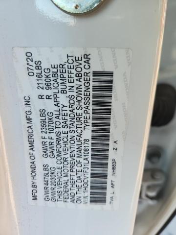 2020 HONDA ACCORD SPO - 1HGCV1F31LA108178