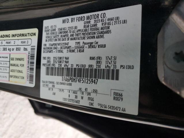 2015 FORD FUSION SE #3274110476