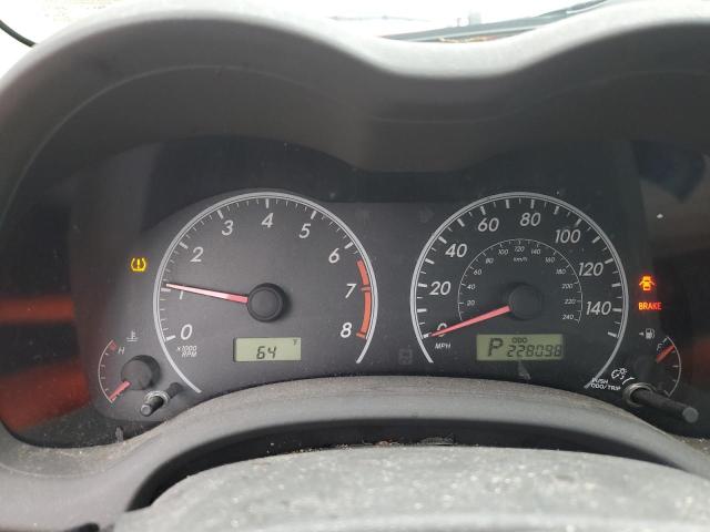 2009 TOYOTA COROLLA BA #3294345914