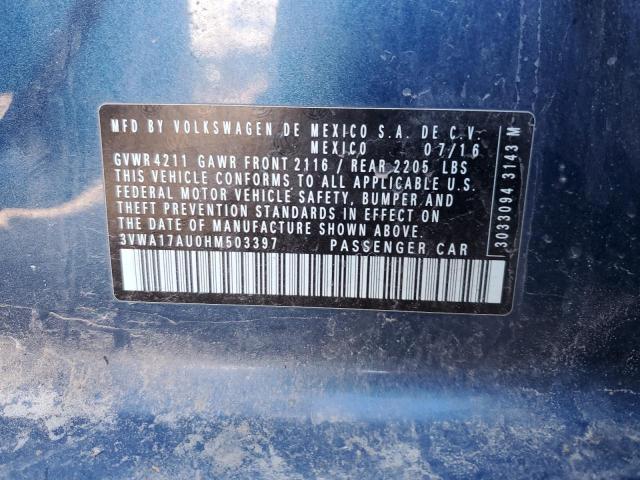 2017 VOLKSWAGEN GOLF SPORT #3310552047