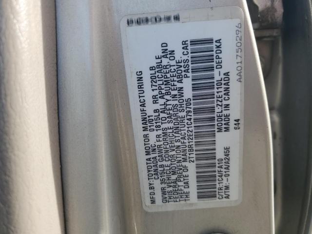 2001 TOYOTA COROLLA CE #3293484428