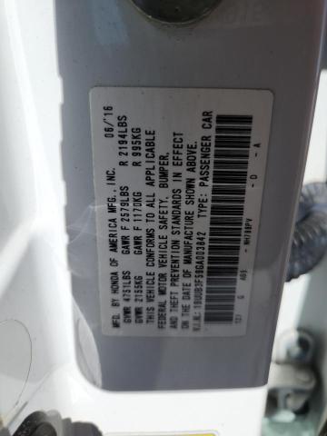 2016 ACURA TLX TECH #3287645040