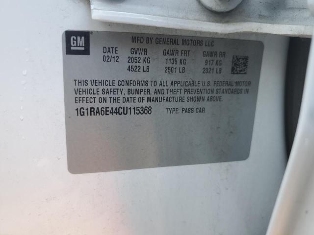 2012 CHEVROLET VOLT - 1G1RA6E44CU115368