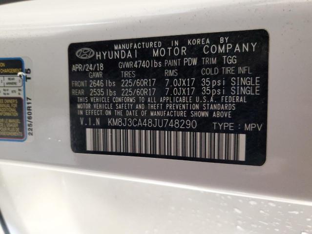 2018 HYUNDAI TUCSON SEL #3304537444
