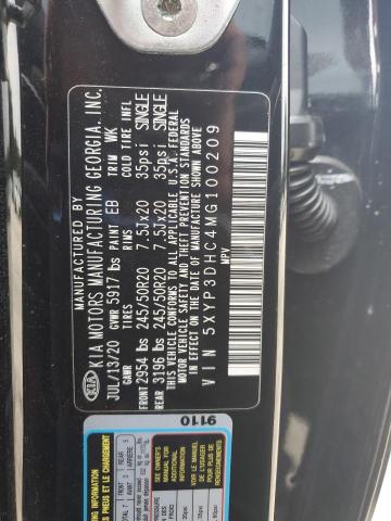 2021 KIA TELLURIDE 5XYP3DHC4MG100209