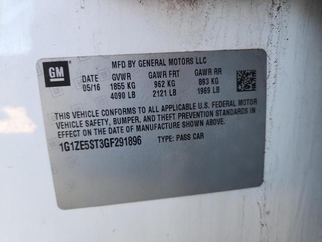 2016 CHEVROLET MALIBU LT - 1G1ZE5ST3GF291896