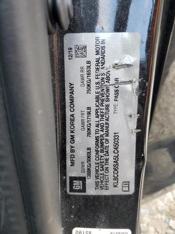 2020 CHEVROLET SPARK 1LT #3311587784