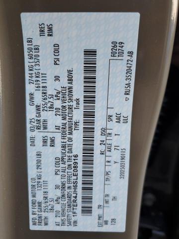 2025 FORD RANGER LAR #3301751406