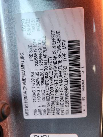 2020 HONDA CR-V TOURI #3276406662