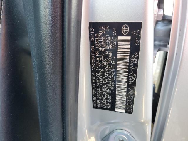 2013 TOYOTA PRIUS C - JTDKDTB39D1043614