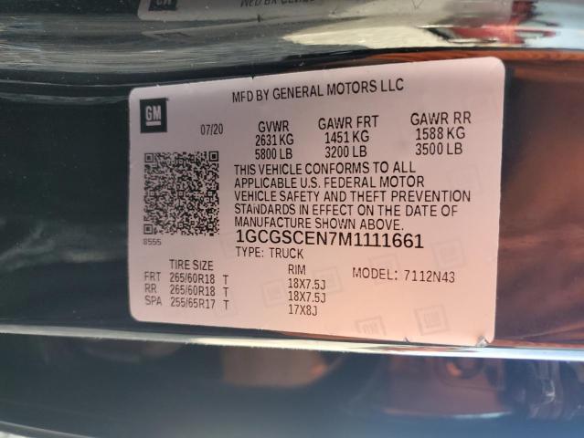 2021 CHEVROLET COLORADO L - 1GCGSCEN7M1111661