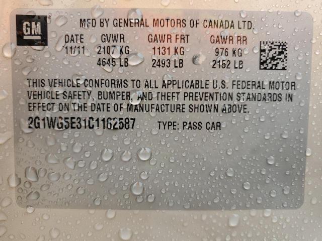 2012 CHEVROLET IMPALA LT #3304511438