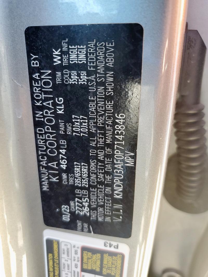 2023 KIA SPORTAGE L #3304794328