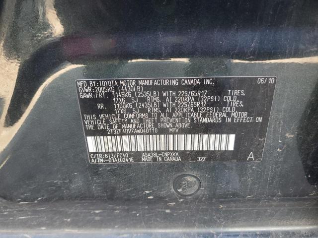 2010 TOYOTA RAV4 - 2T3ZF4DV7AW040110