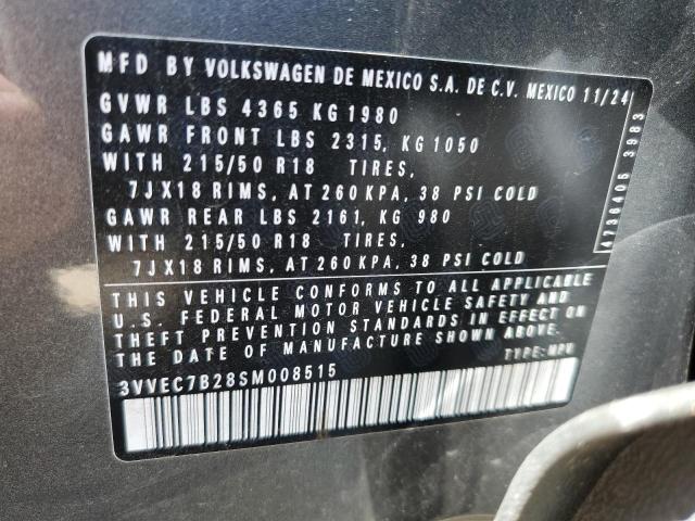 2025 VOLKSWAGEN TAOS SE #3291167955