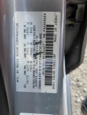 2011 MAZDA SPEED 3 - JM1BL1K41B1404427