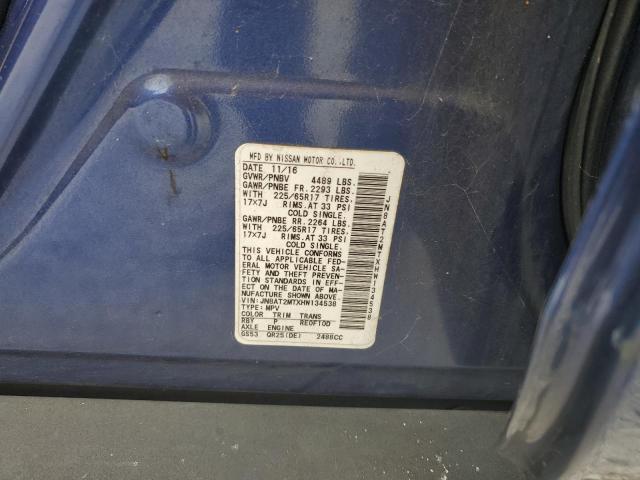 2017 NISSAN ROGUE S JN8AT2MTXHW134538