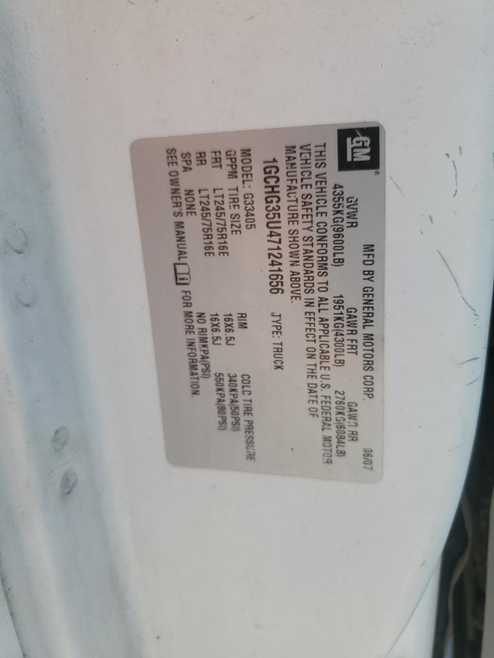 Lot #3284214540 2007 CHEVROLET EXPRESS G3500