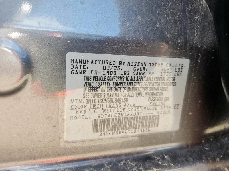 2025 NISSAN VERSA S - 3N1CN8DV6SL849156