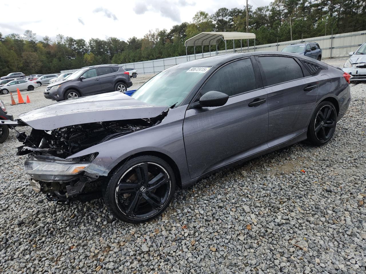 Lot #3302728028 2018 HONDA ACCORD SPO