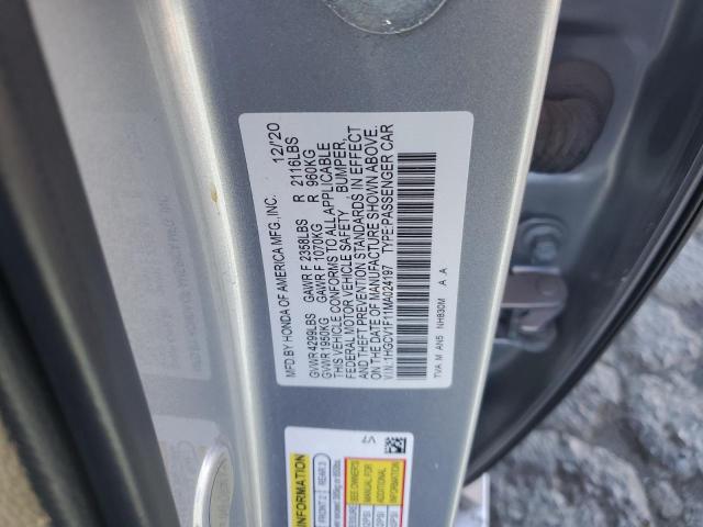 2021 HONDA ACCORD LX #3302631022