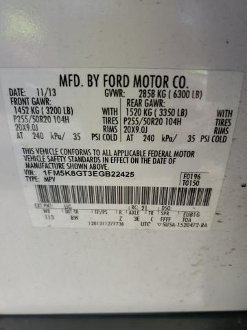 2014 FORD EXPLORER S - 1FM5K8GT3EGB22425