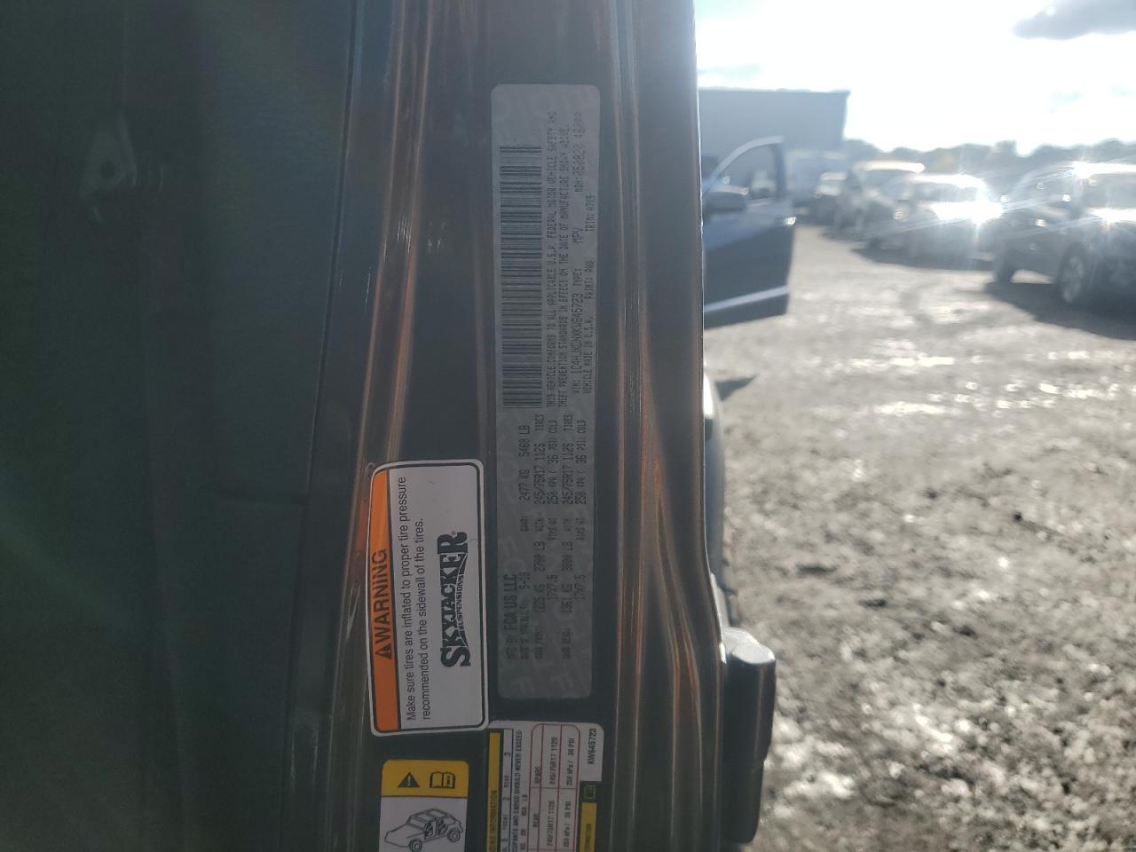 Lot #3311467237 2019 JEEP WRANGLER U