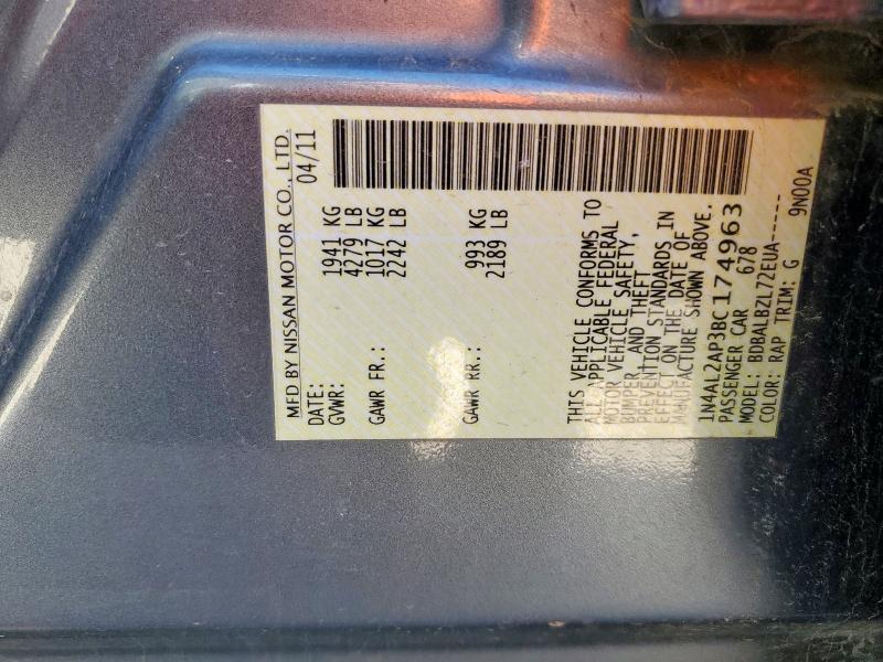 2011 NISSAN ALTIMA BAS #3283885416