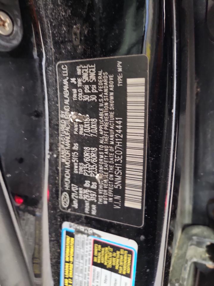 Lot #3298158266 2007 HYUNDAI SANTA FE S