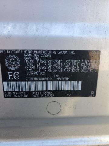 2010 TOYOTA RAV4 - 2T3BF4DV4AW068304