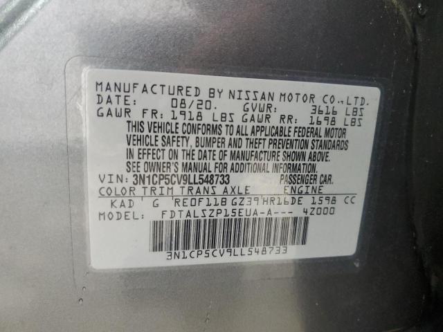 2020 NISSAN KICKS SV - 3N1CP5CV9LL548733