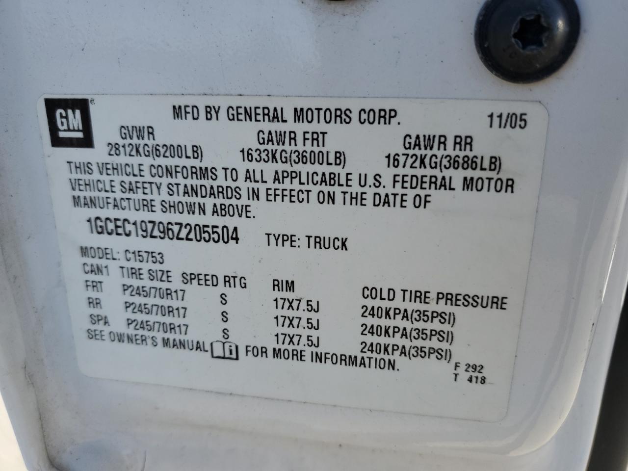 Lot #3268403769 2006 CHEVROLET SILVERADO