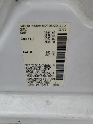 2023 NISSAN ALTIMA SV - 1N4BL4DV7PN333988