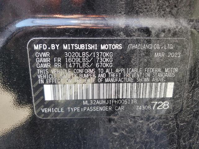 2023 MITSUBISHI MIRAGE ES - ML32AUHJ1PH005118