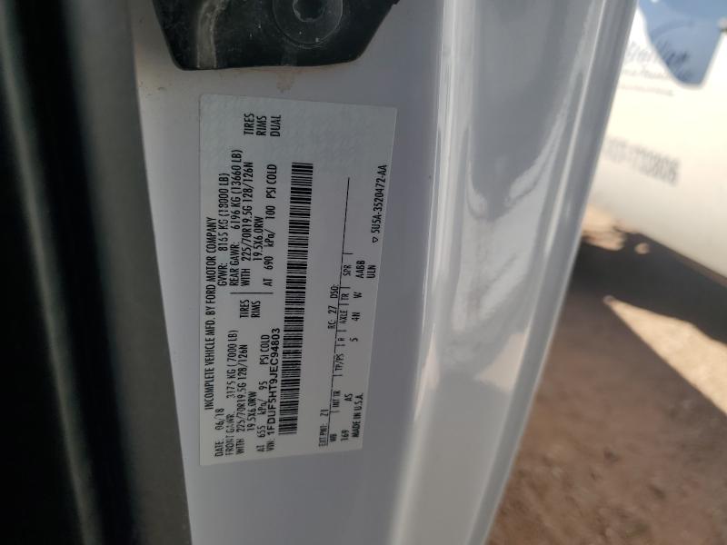2018 FORD F550 SUPER #3287706041