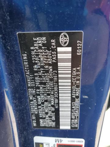 2011 TOYOTA CAMRY BASE - 4T1BF3EK9BU718673