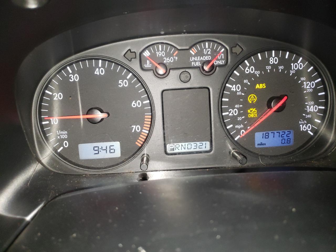 Lot #3277049176 2001 VOLKSWAGEN EUROVAN GL