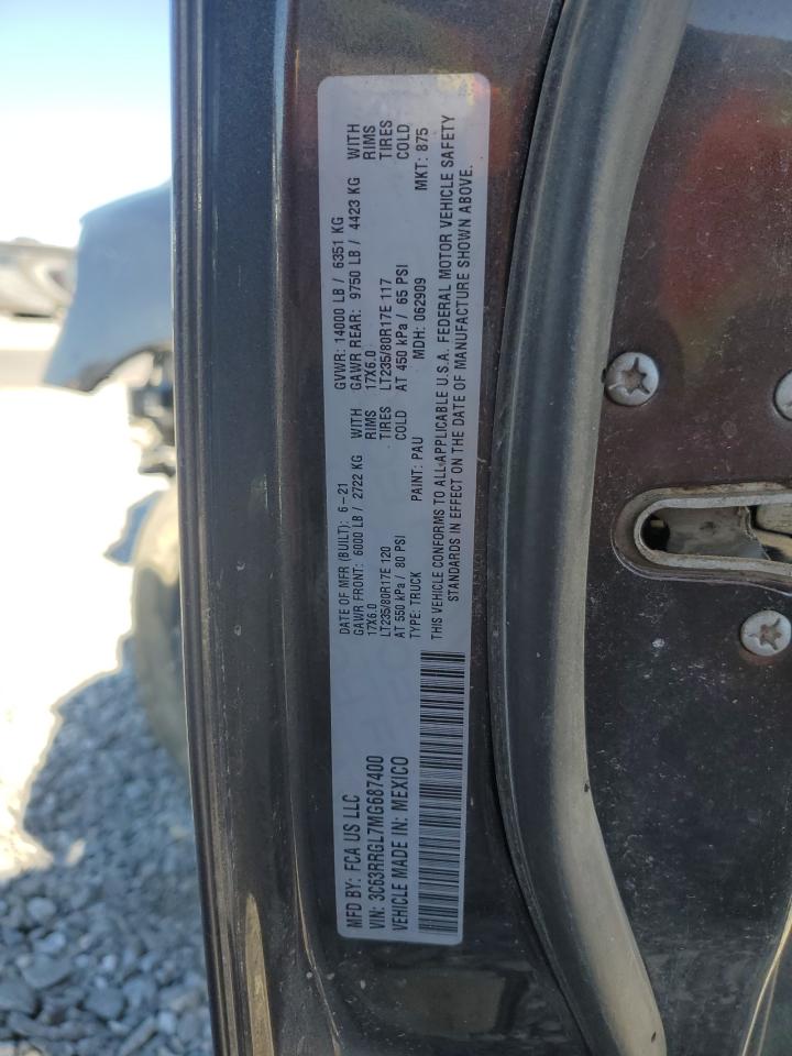 Lot #3271659339 2021 RAM 3500 TRADE