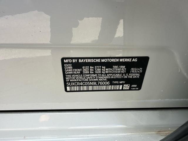 2022 BMW X5 SDRIVE 5UXCR4C05N9L76006