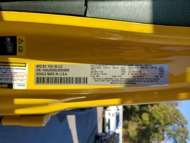 2020 JEEP WRANGLER - 1C4HJXDG5LW334834