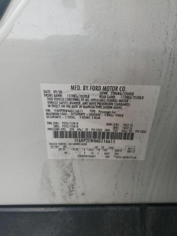 2010 FORD TAURUS SEL #3292763780