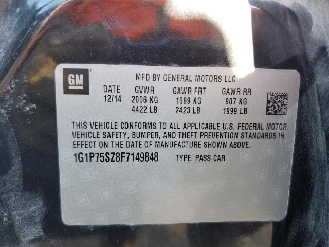 2015 CHEVROLET CRUZE - 1G1P75SZ8F7149848