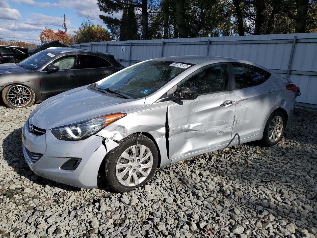 Lot #3298104144 2012 HYUNDAI ELANTRA GL