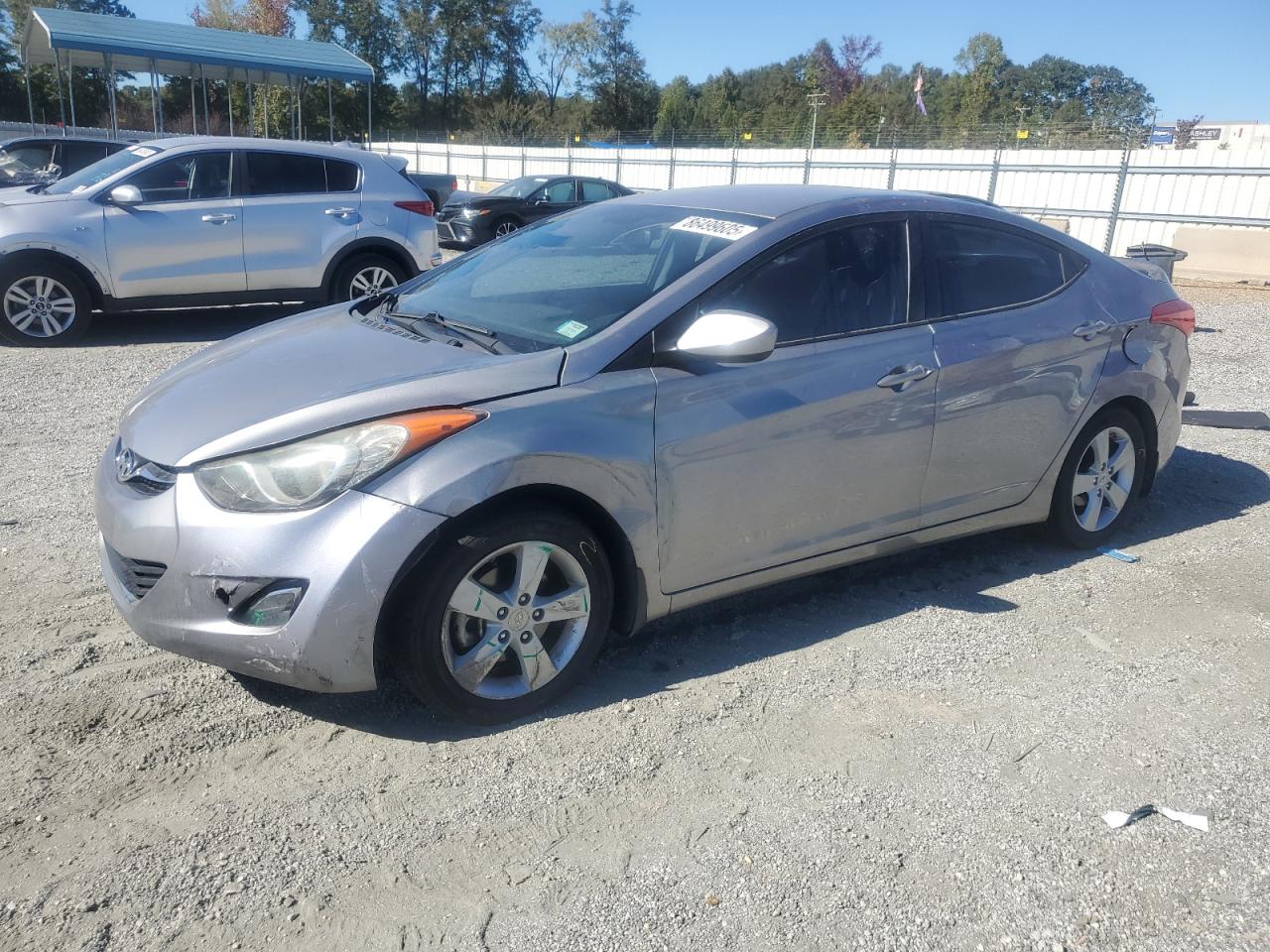 Lot #3285626284 2013 HYUNDAI ELANTRA GL