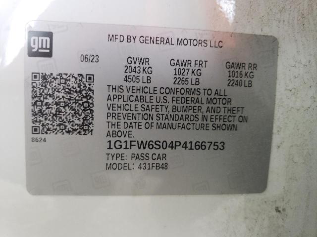 2023 CHEVROLET BOLT EV 1L 1G1FW6S04P4166753