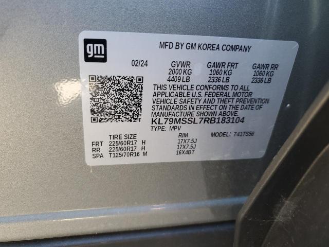 2024 CHEVROLET TRAILBLAZE #3280287001