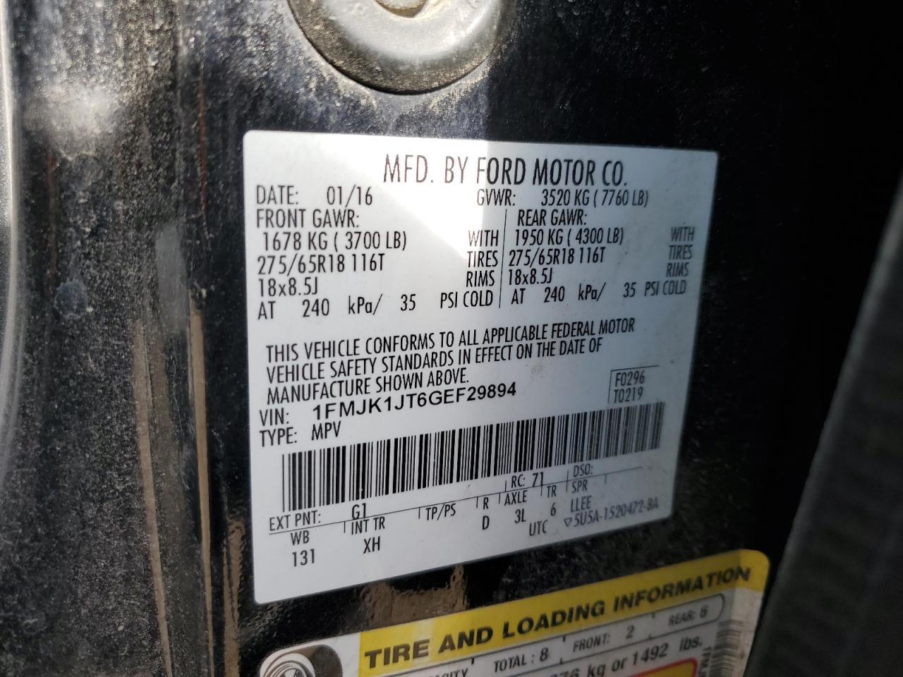 FORD EXPEDITION EL XLT